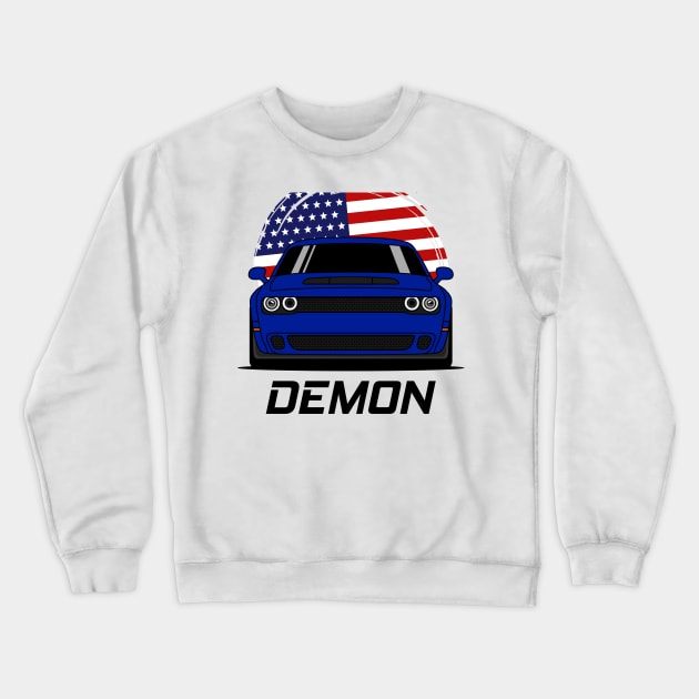 Challenger SRT Demon Crewneck Sweatshirt by RacingSize